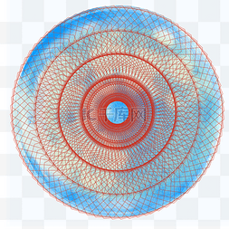 效果图海报图片_酷炫科技天眼电射望远镜几何圆形