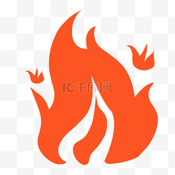 识标志图标图片_燃烧的火焰