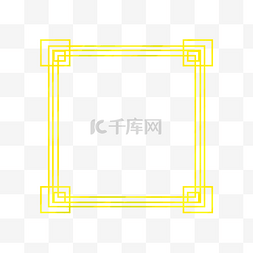 金色中国风纹理素材图片_中国风金色门窗边框纹理矢量图