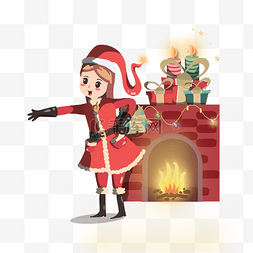 圣诞节烤炉