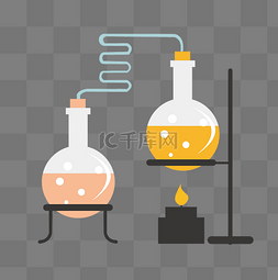 化学实验烧杯线图片_正在做化学实验插图