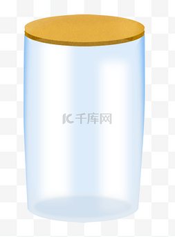 透明塑料罐子