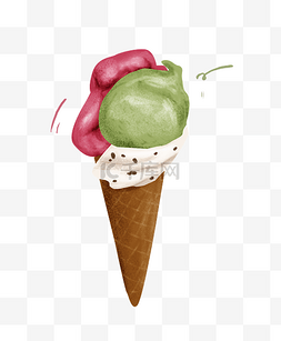 暑假夏日夏季冰淇淋