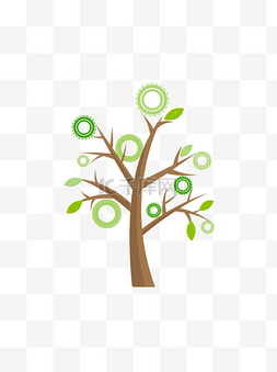 创意树木可商用元素