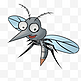 可爱小昆虫蚊子插画