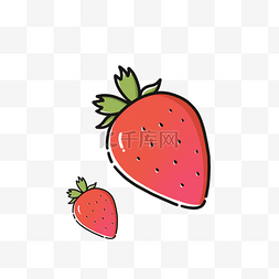 水果图标mbe图片_MBE草莓卡通png素材