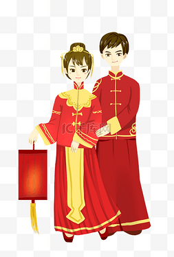 中国风婚礼人物