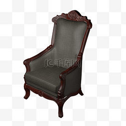 布艺沙发沙发图片_红木复古布艺软座椅