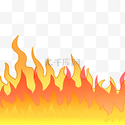 火焰小图片_手绘燃烧的火焰插画