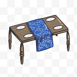 家纺家饰花纹图案图片_褐色茶桌桌子