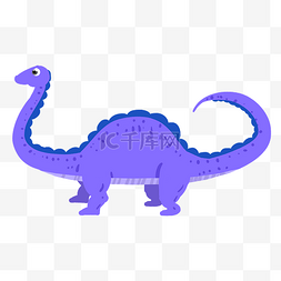 紫色恐龙图片_紫色恐龙 