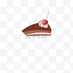 美食小甜点手绘图片_手绘夹心蛋糕插画