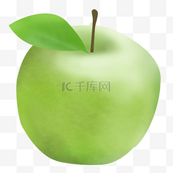 水绘苹果图片_水果青苹果