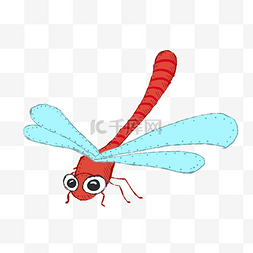 卡通昆虫小蜻蜓