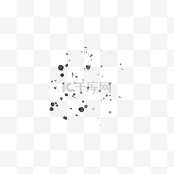 颗粒状金箔图片_黑色少颗星点笔刷