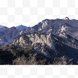 连绵大山图片_绵延起伏陡峭的大山