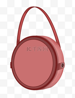 红色的手提包图片_红色的手提包插画