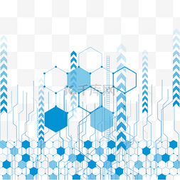 科学技术插图图片_蓝色科技元素