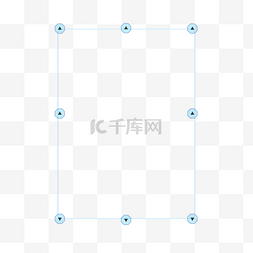 扁平化文本框图片_矢量卡通扁平化长方形线稿文本框