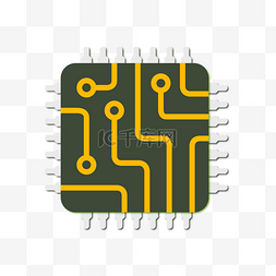 it网络图片_智能电网线路插画