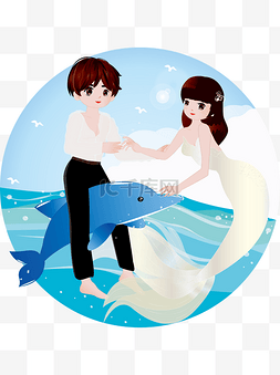 童话美人鱼图片_童话王子与美人鱼蓝色大海的传说