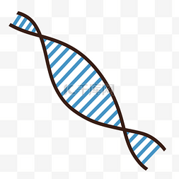 纳米科技图片_分子链DNA图标图片