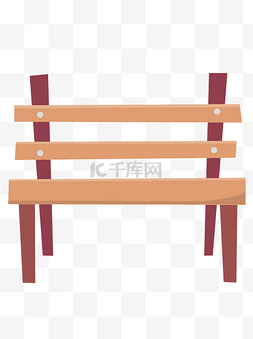 木质长座椅