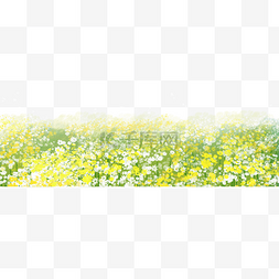 绿色清新唯美图片_卡通手绘绿色小清新唯美鲜花