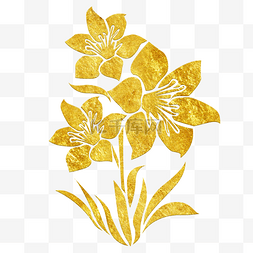传统花纹烫金图片_中国风传统烫金鲜花花纹装饰图之