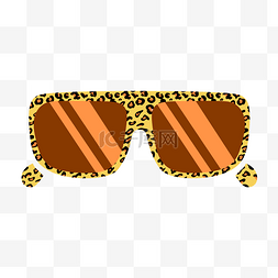 豹纹眼镜镜框