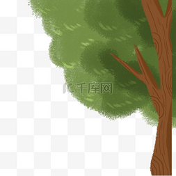 大树创意图片_卡通绿色大树下载