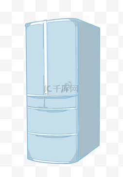 家装节2D冰箱PNG素材