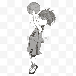 漫画篮球男孩