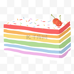 七彩彩虹蛋糕