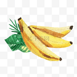 卡通黄色香蕉图片_手绘夏日香蕉png素材