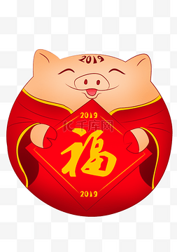 2019猪八戒图片_2019猪年吉祥物