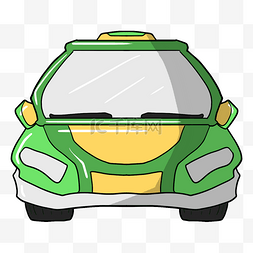 创意可爱绿色小汽车