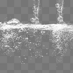 动感水纹图片_清水白色水纹水滴元素