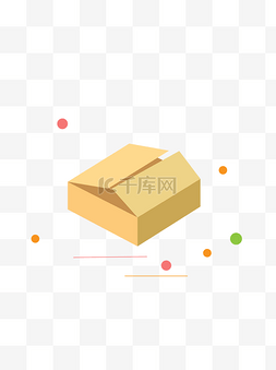 vi纸盒图片_手绘礼物盒礼品盒纸盒快递盒元素