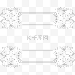 ai矢量框架装饰矢量图案