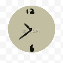 灰色的钟表设计图