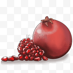 新鲜美味的水果红石榴