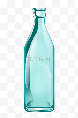 倒酒白酒杯图片_白酒玻璃瓶子插画