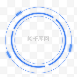 商业计划书图片_蓝色多轮科技元素