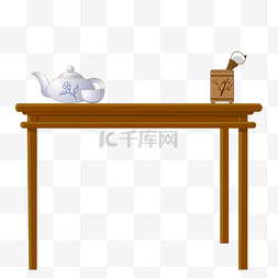 中国风桌子桌子图片_唯美中国风传统文化品茶桌子