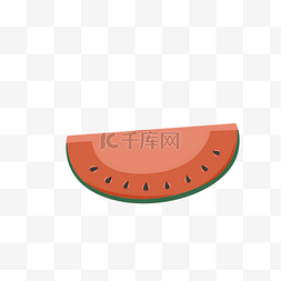 瓜皮很薄的大红西瓜