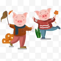 猪年猪猪的开心生活户外互动