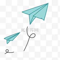 纸飞机图片_手绘纸飞机