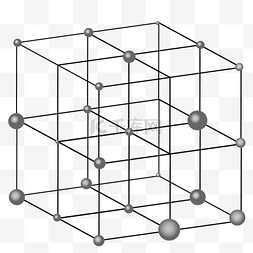 化学元素分子结构显微镜ai矢量png