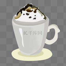 奶茶的卡通图片_新鲜的水果奶茶插画